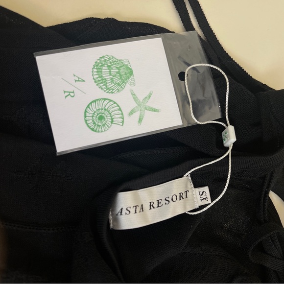 NWT ASTA Resort Amanda Dress in Black - Picture 11 of 14